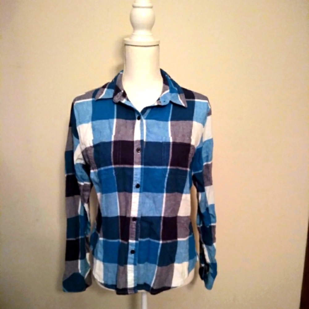 Women's LEE Flanal Button Down S(M)